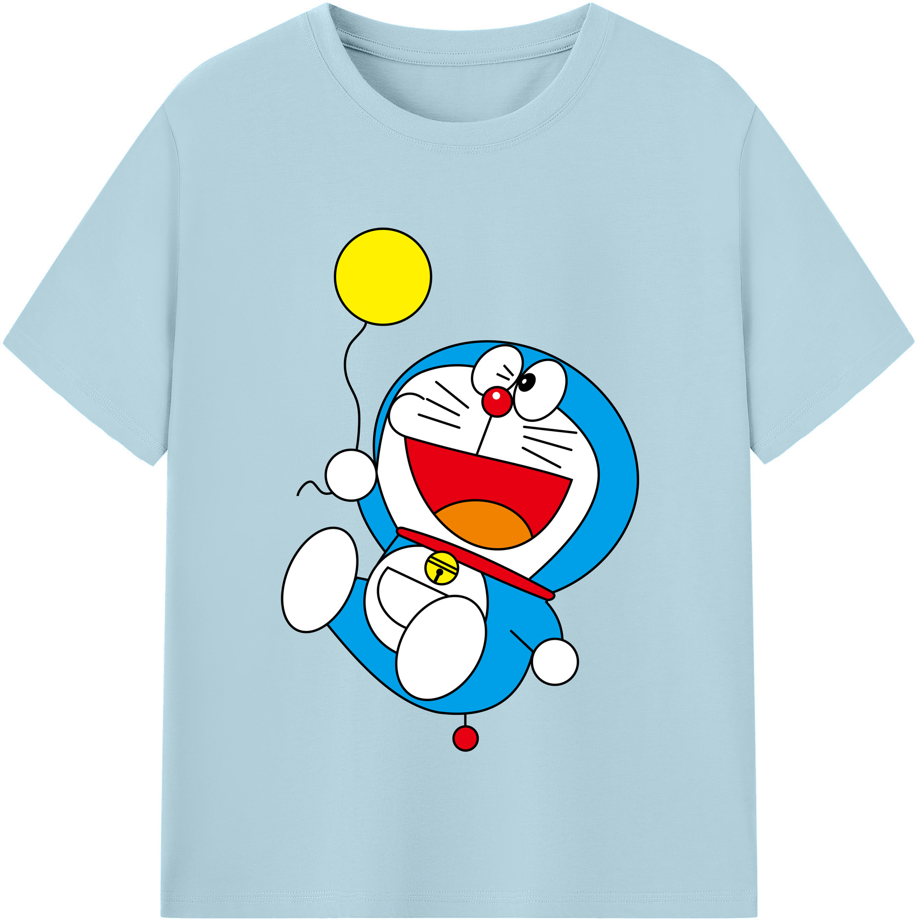 （画像用） ドラえもん Doraemon 綿100％半袖Tシャツ（フロントプリント）